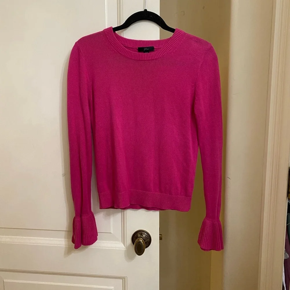 J.Crew Ruffle Cuff Sweater